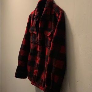 Levi Buffalo plaid Sherpa jacket